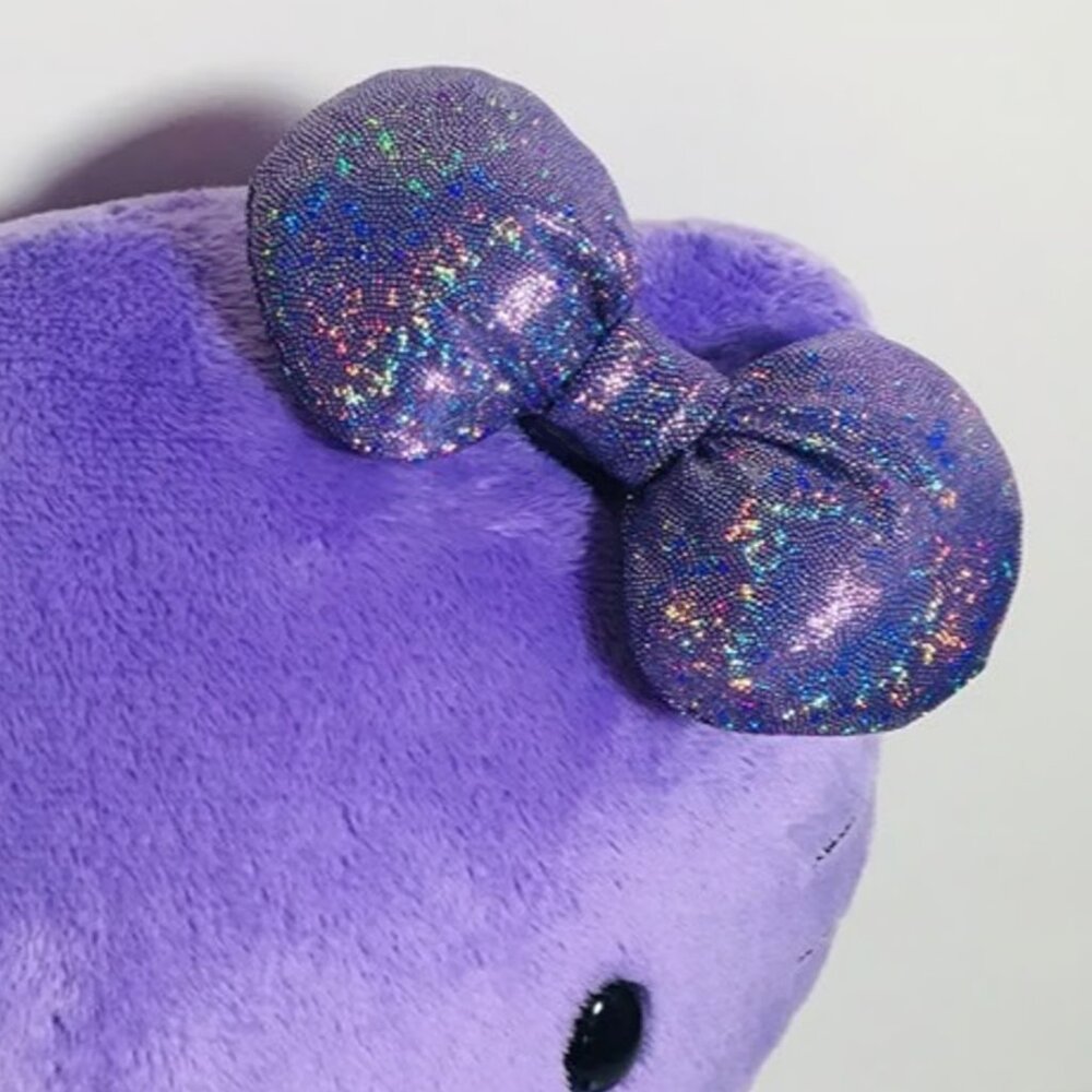 Hello Kitty Build a Bear Replacement Bow Purple Hologram Metallic